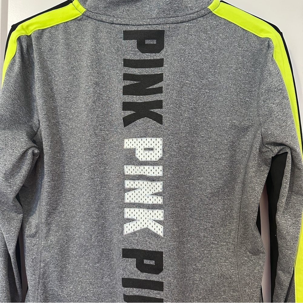 PINK Victoria's Secret Ultimate 1/4 Zip Pullover Jacket Size Medium Women’s - Picture 7 of 11